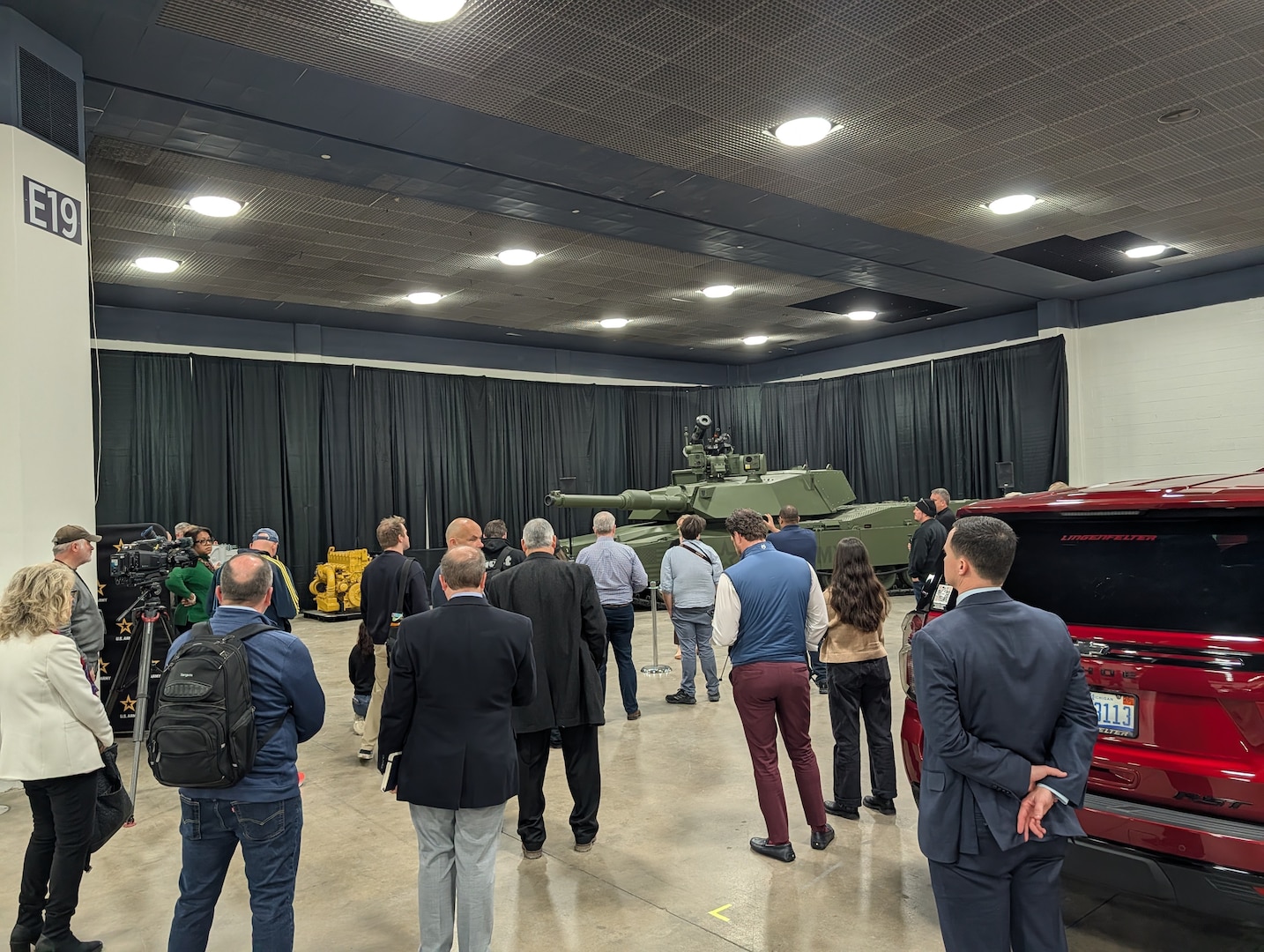 US Army unveils early Abrams prototype at North American International Auto Show