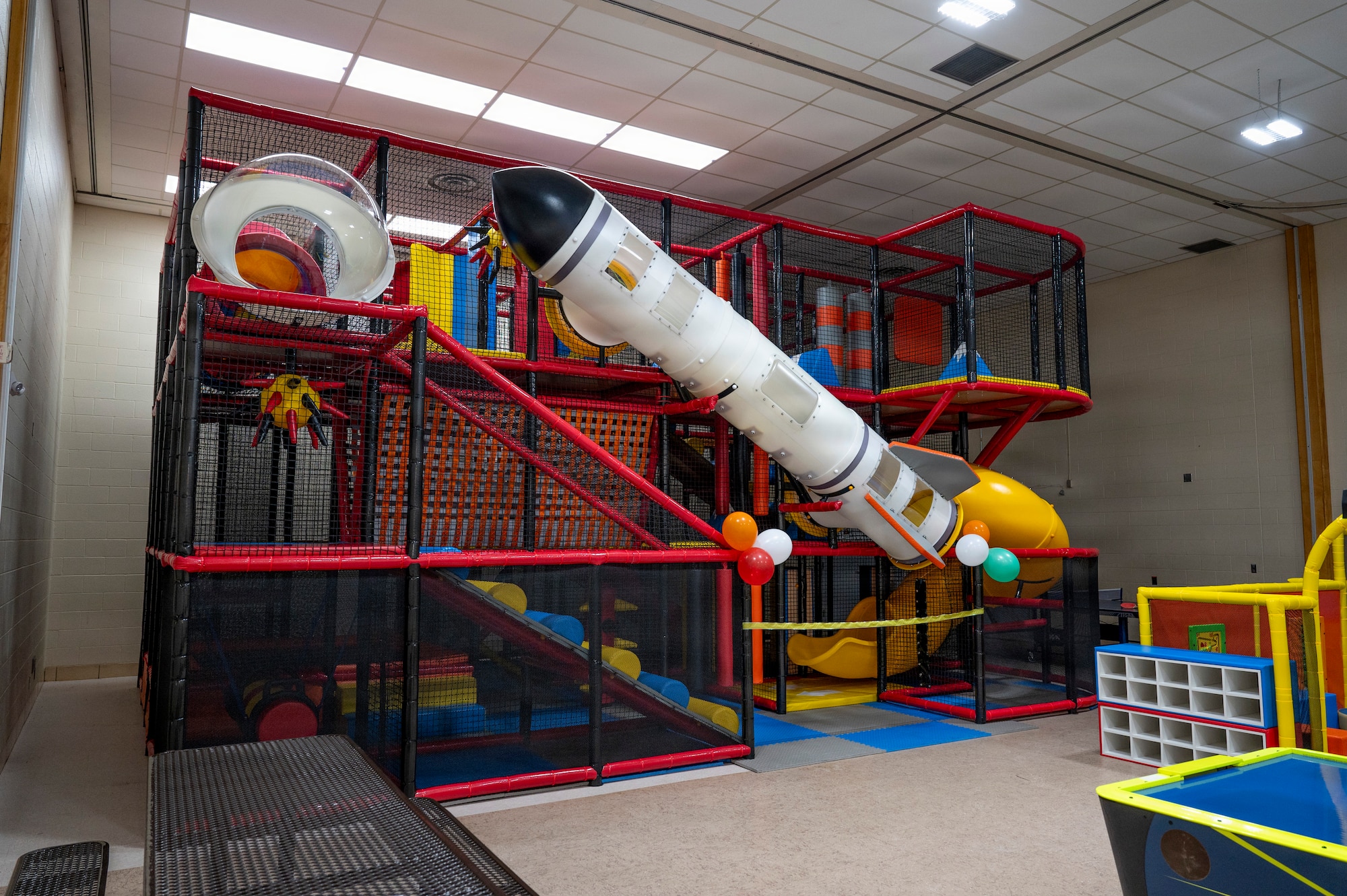 The 10th Space Warning Squadron unveiled their newly built children's play area in the community center at Cavalier Space Force Station, North Dakota, Jan. 9, 2026.