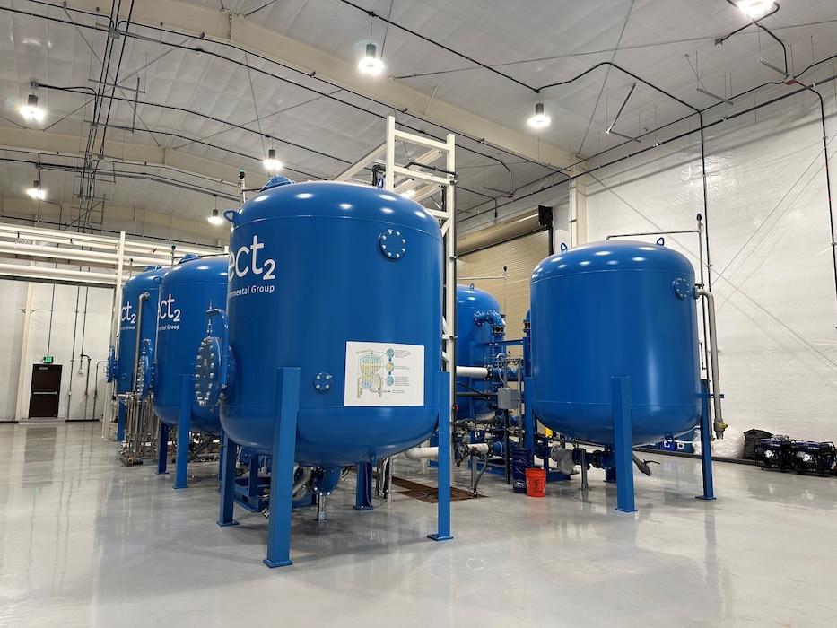 photo of groundwater treatment system