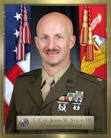 Lieutenant Colonel John W. Sykas III Command Photo