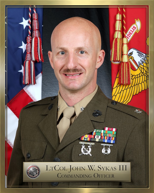 Lieutenant Colonel John W. Sykas III Command Photo