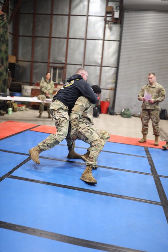 Providing a portable indoor arena at Devens RFTA
