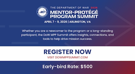 Registration is open for the 2026 DOW Mentor-Protege Program Summit.