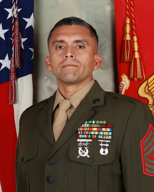 First Sergeant Jose M. Tress, Unit Senior Enlisted Leader,
Oscar Battery, 5th Battalion, 14th Marine Regiment