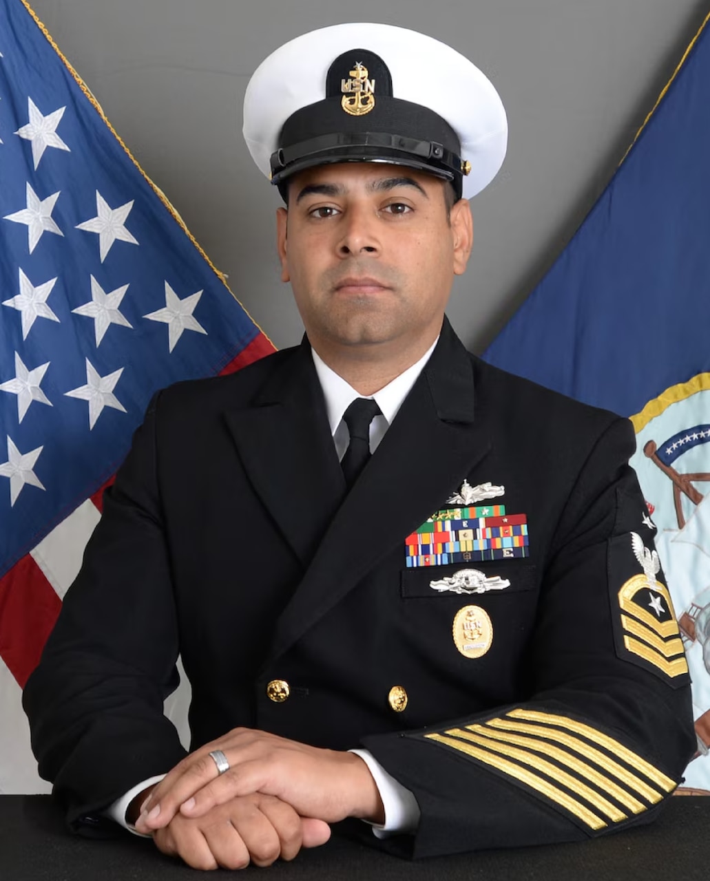 Command Senior Chief Paris Fuentes
