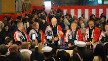 Traditional Japanese "Kagami Biraki" ceremony during SRF-JRMC’s 2026 New Year celebration on Jan. 16.
