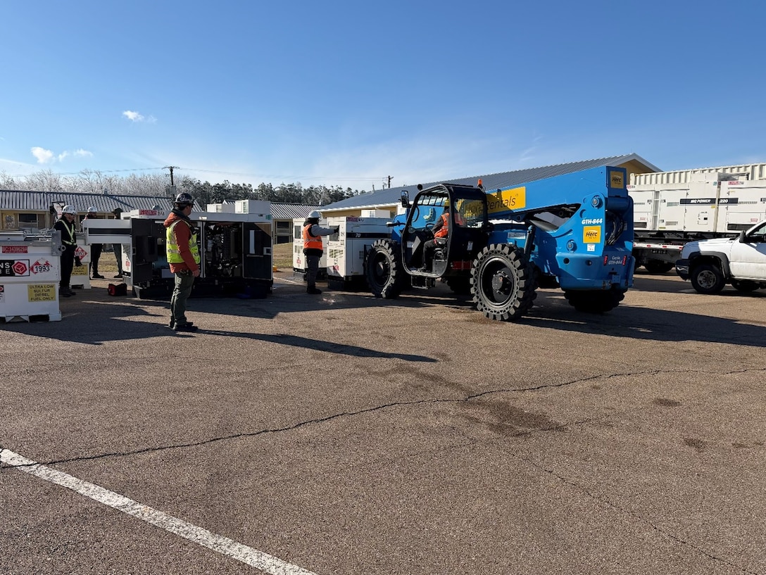 VICKSBURG, Miss – The U.S. Army Corps of Engineers (USACE) is repositioning an Emergency Power Planning and Response Team (PRT) to support the Mississippi Emergency Management Agency (MEMA) in response to recent emergency conditions caused by the January 2026 Winter Storm.

"Our communities throughout the country are experiencing major hardship from Winter Storm Fern and many Americans are unfortunately without power. The U.S. Army Corps of Engineers are supporting each state’s efforts to get all critical infrastructure back online as fast as possible, and the Corps won’t stop working for our communities until the job is complete,” said Adam Telle, Assistant Secretary of the Army for Civil Works.