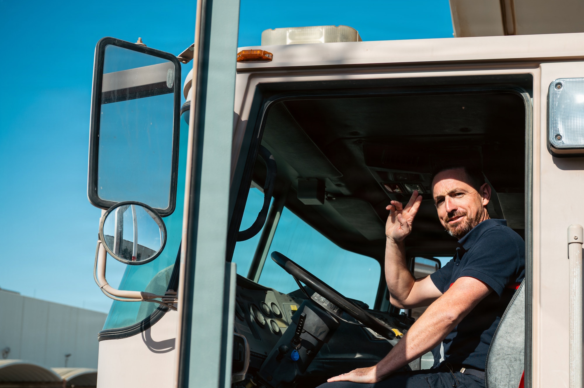 firefighters tour facilities