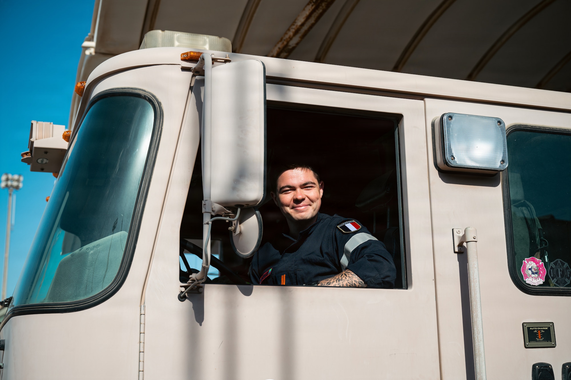 firefighters tour facilities