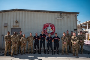 firefighters tour facilities