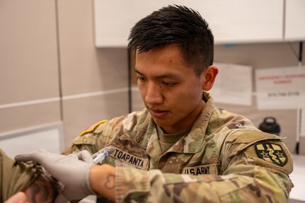 7248th Medical Support Unit, 7413th Troop Medical Clinic sharpen readiness pipeline for large-scale combat operations