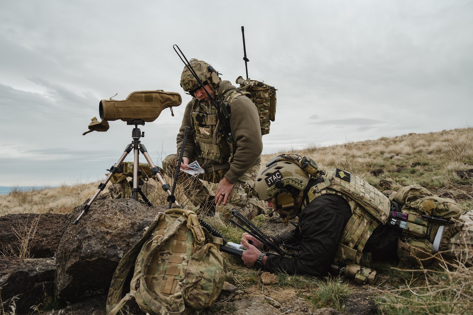 Kansas, Idaho Air National Guard TACPs Conduct Joint Close Air Support Training