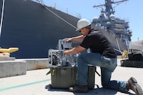 User demonstrates EMBD capability during testing activity