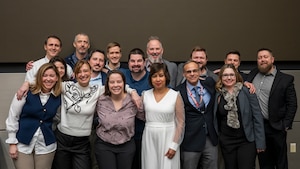 The graduates of the 2025 Civilian Career Development Program gather for a group photo