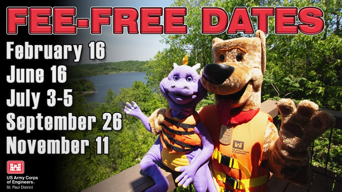 Fee-free days in 2026: Feb. 16, June 16, July 3-5. Sept. 26, Nov. 11.