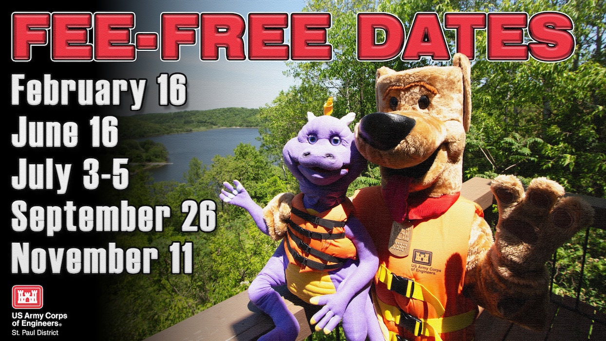 Fee-free days in 2026: Feb. 16, June 16, July 3-5. Sept. 26, Nov. 11.