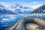 Winter Boating Safety Illustration