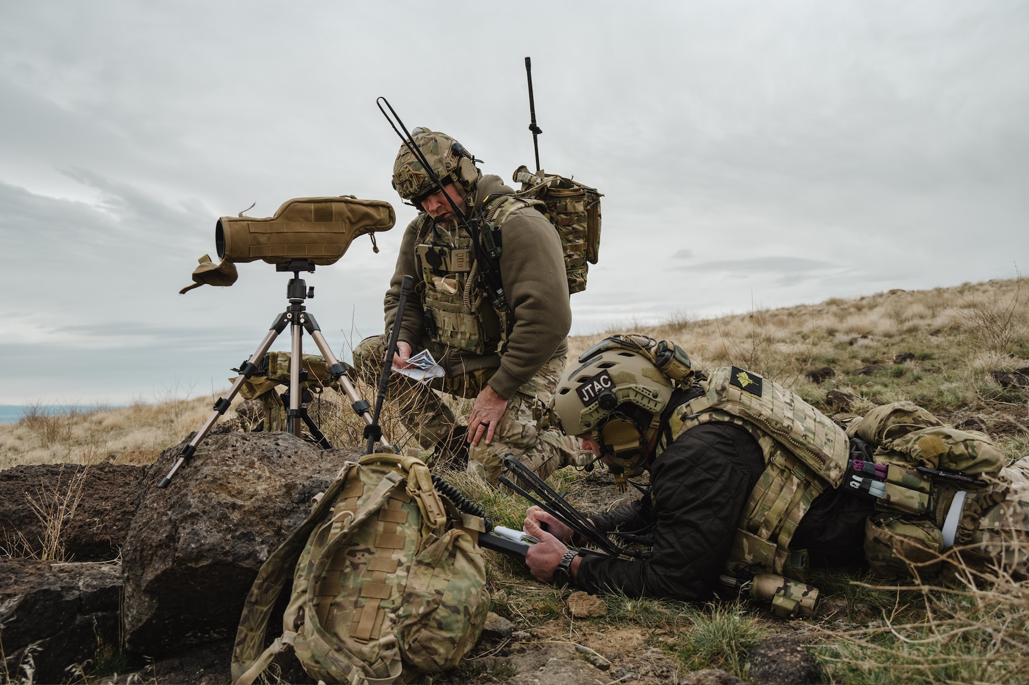 Kansas, Idaho Air National Guard TACPs Conduct Joint Close Air Support Training