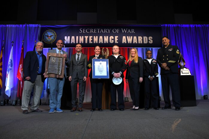 Forward Deployed Regional Maintenance Center (FDRMC) won the medium-sized field-level Secretary of War Maintenance Award for the outstanding work generating warfighting readiness in Fiscal Year 2024. Presented during the Department of War Maintenance Symposium in Phoenix, Ariz. on Jan. 22, 2026, this prestigious award recognizes the six best field-level maintenance organizations from the entire joint force for outstanding performance and impact.