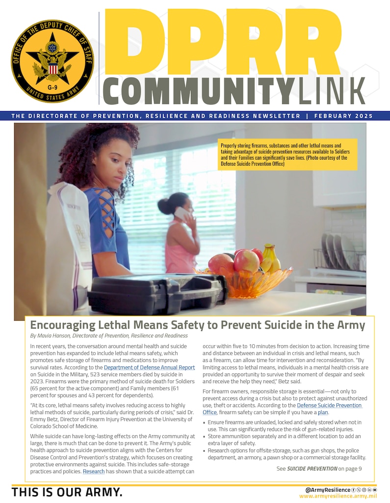 DPRR Community Link Newsletter - February 2025