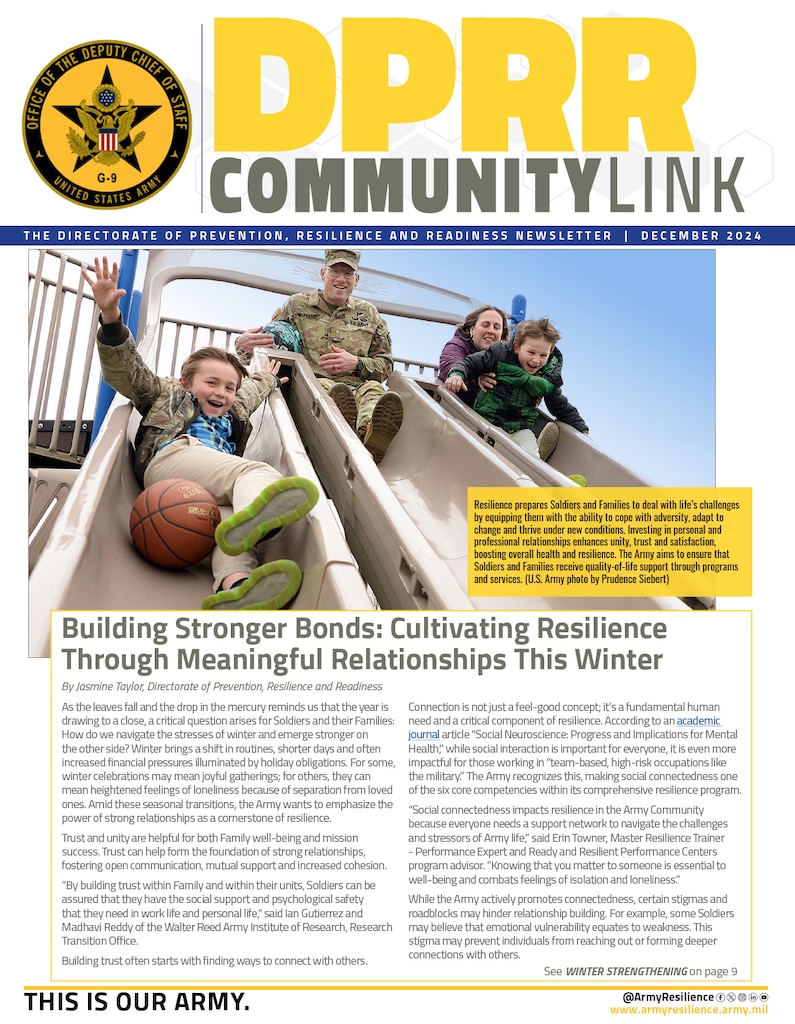 DPRR Community Link Newsletter - December 2024