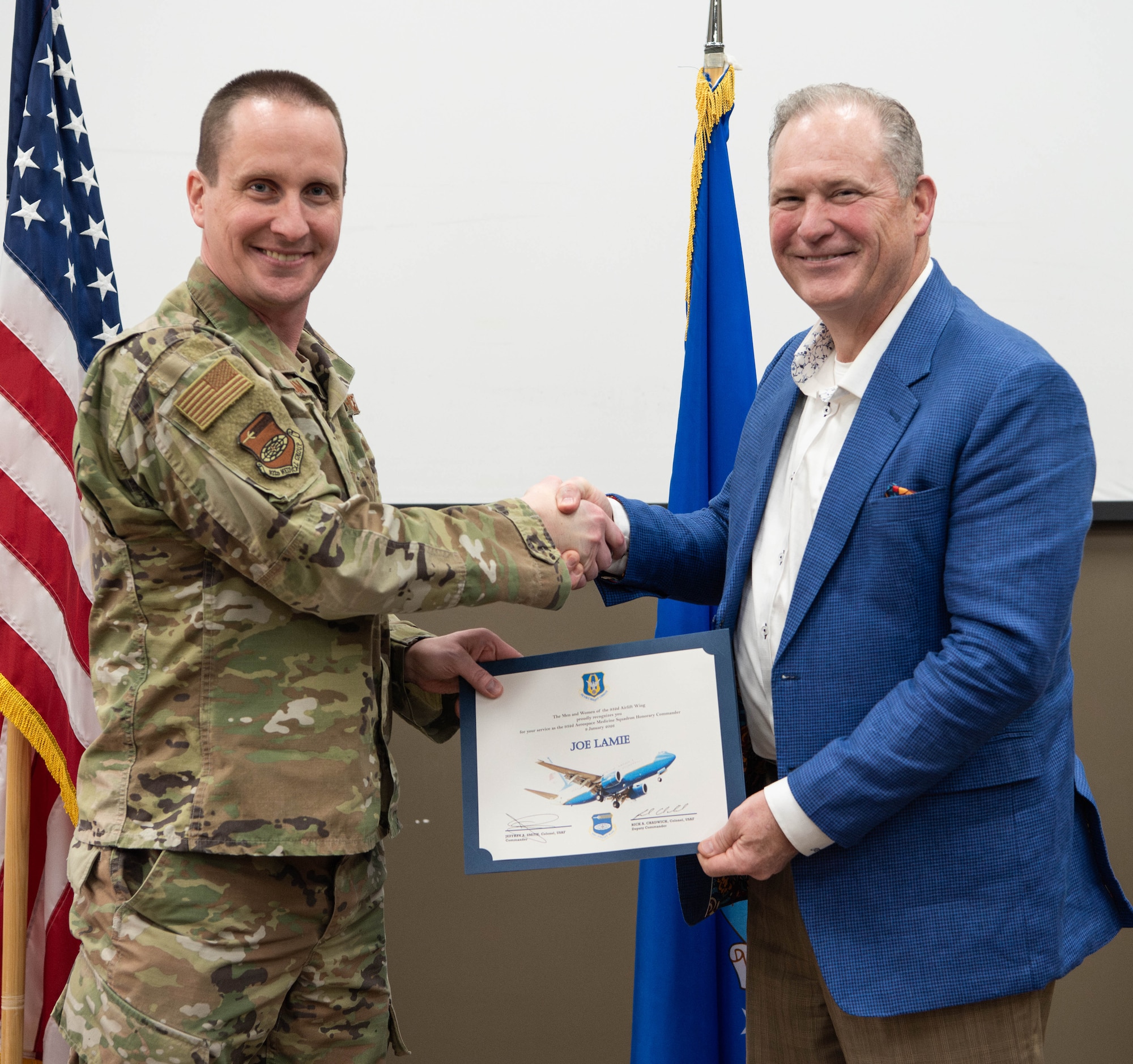 During their two-year tenure, honorary commanders served as a liaison between service members and the public to increase communication and collaboration between the military and the local community, giving Citizen Airmen and surrounding townships a greater appreciation of one another.