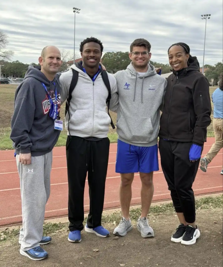 Col. Heath McKim (left) spends time with fellow recovering service members at AFW2's South Central Warrior CARE Event in and around Joint Base San Antonio-Randolph, Texas. (U.S. Air Force Photo by Ahna Waarvik)