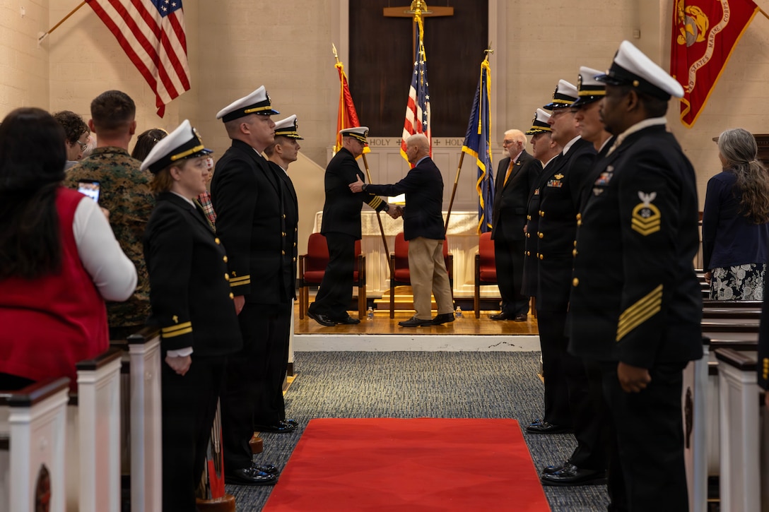 Navy Chaplain Capt. William Riley Retires After Decades of Service to Marines and Sailors