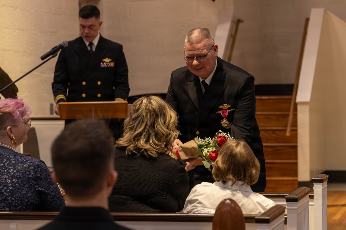 Navy Chaplain Capt. William Riley Retires After Decades of Service to Marines and Sailors
