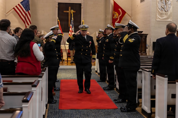 Navy Chaplain Capt. William Riley Retires After Decades of Service to Marines and Sailors