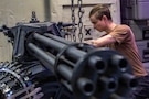 U.S. CENTRAL COMMAND AREA OF RESPONSIBILITY (Jan. 27, 2026) U.S. Navy Aviation Ordnanceman 3rd Class Gabriel Marshall conducts maintenance on an M61A2 gatling gun aboard the Nimitz-class aircraft carrier USS Abraham Lincoln (CVN 72) in the U.S. Central Command (CENTCOM) area of responsibility, Jan 27. Abraham Lincoln is deployed to the U.S. 5th Fleet area of operations to support maritime security and stability in the CENTCOM area of responsibility. (U.S. Navy photo by Mass Communication Specialist Seaman Samuel Evarts)