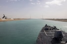 SUEZ CANAL (Jan. 28, 2026) – The Arleigh Burke-class guided-missile destroyer USS Delbert D. Black (DDG 119) transits the Suez Canal, Jan. 28. Delbert D. Black is deployed to the U.S. 5th Fleet area of operations to support maritime security and stability in the U.S. Central Command area of responsibility. (U.S. Navy photo by Mass Communication Specialist 1st Class Wendy Arauz)
