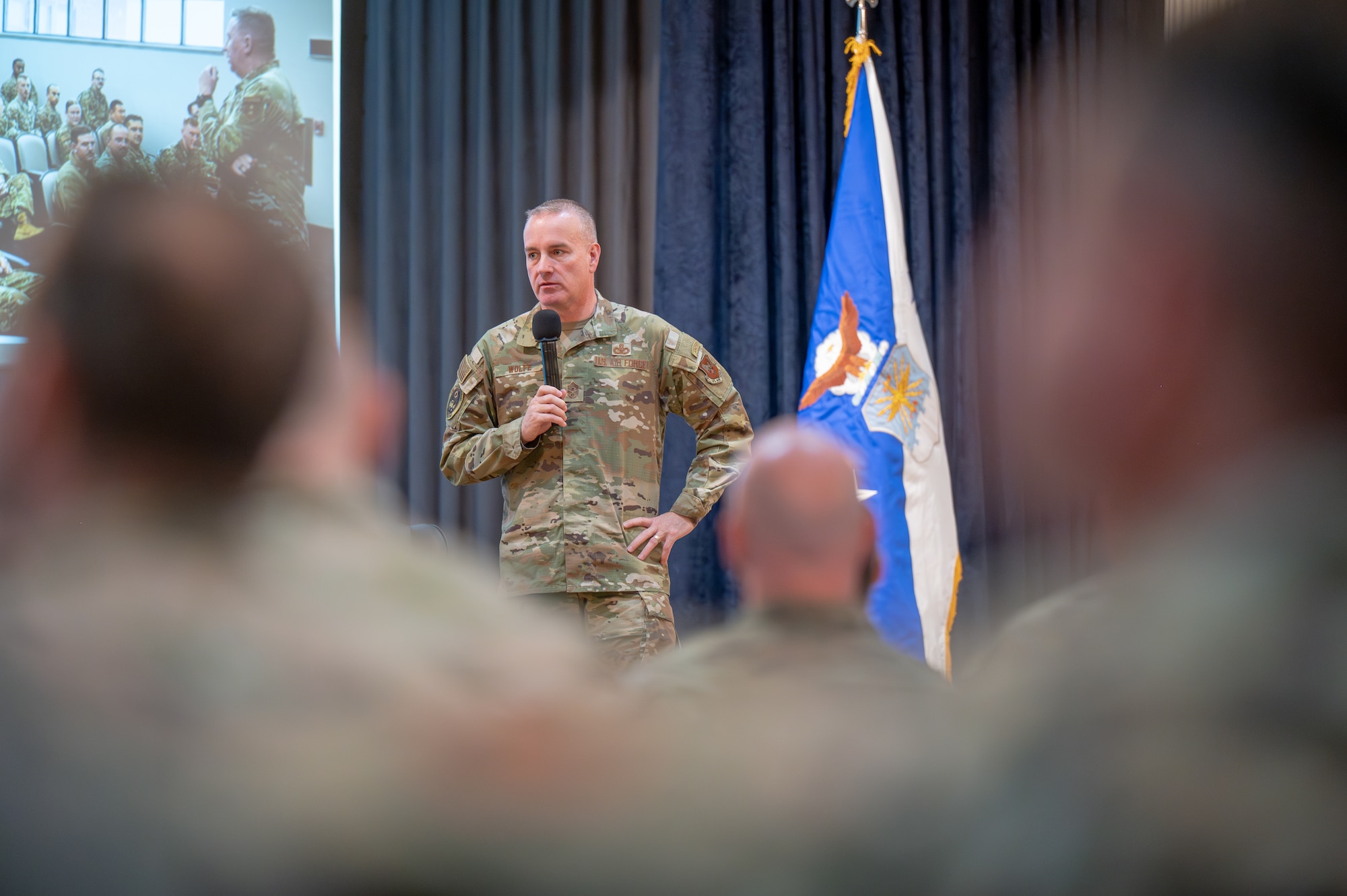 CMSAF attends a PCTT panel.