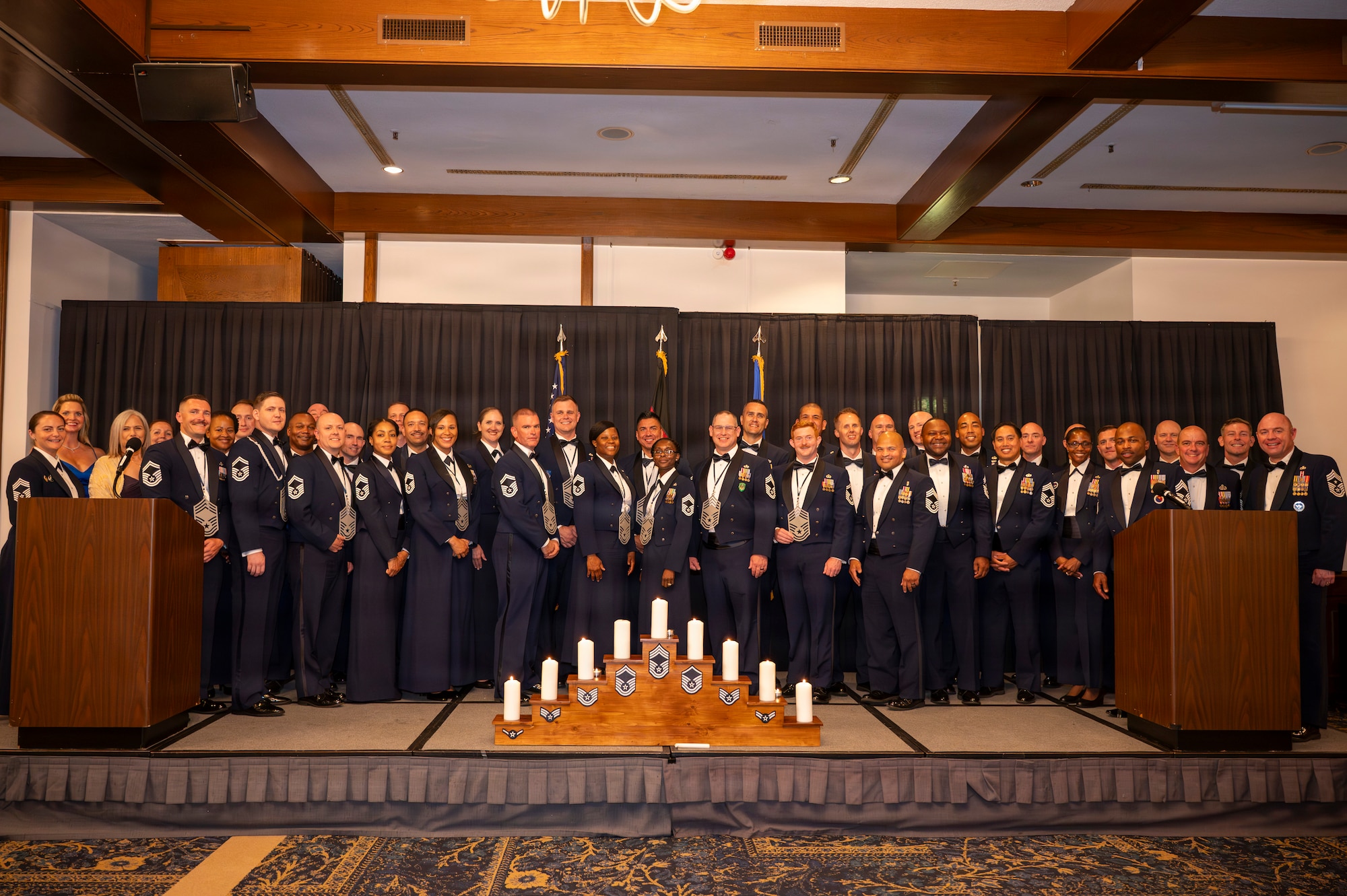 A group photo of Airmen