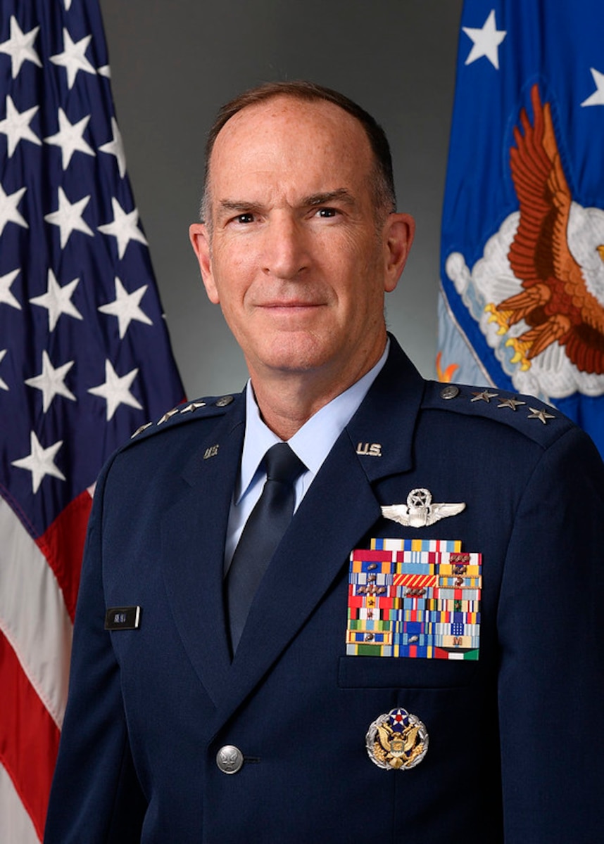 This is the official portrait of Lt. Gen. John P. Healy.