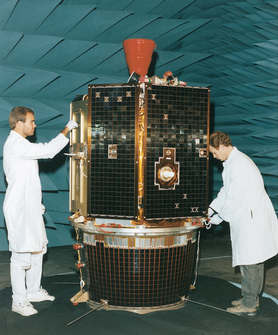 The Deep Space Program Science Experiment (DSPSE), better known as “Clementine,” was developed and built by the U.S. Naval Research Laboratory. Launched January 25, 1994, from Vandenberg Air Force Base, California, Clementine’s primary mission was in-space testing of advanced technologies for high-tech, lightweight missile defense. The relatively inexpensive, rapidly built spacecraft constituted a major revolution in spacecraft management and design and also contributed significantly to lunar studies. RELEASED