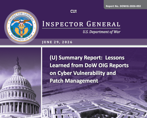 Summary Report: Lessons Learned from DoW OIG Reports on Cyber Vulnerability and Patch Management (Report No. DOWIG-2026-092)