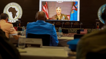 U.S. Marine Corps Gen. Christopher J. Mahoney, Vice Chairman of the Joint Chiefs of Staff, delivered a virtual keynote address from the Pentagon to launch the 2026 African Chiefs of Defense Conference (ACHOD) in Luanda, Angola. Mirroring the opening charge from Secretary of War Pete Hegseth, Gen. Mahoney urged the gathered senior military leaders to engage in frank, direct dialogue to address the highly interconnected, multi-domain, and transnational threats facing the continent. He emphasized that because modern adversaries—including violent extremist organizations and trans-national criminal organizations—operate across fluid borders, partner nations must move beyond polite formalities and actively build unified, connected response networks to safeguard regional stability and enable long-term economic prosperity.