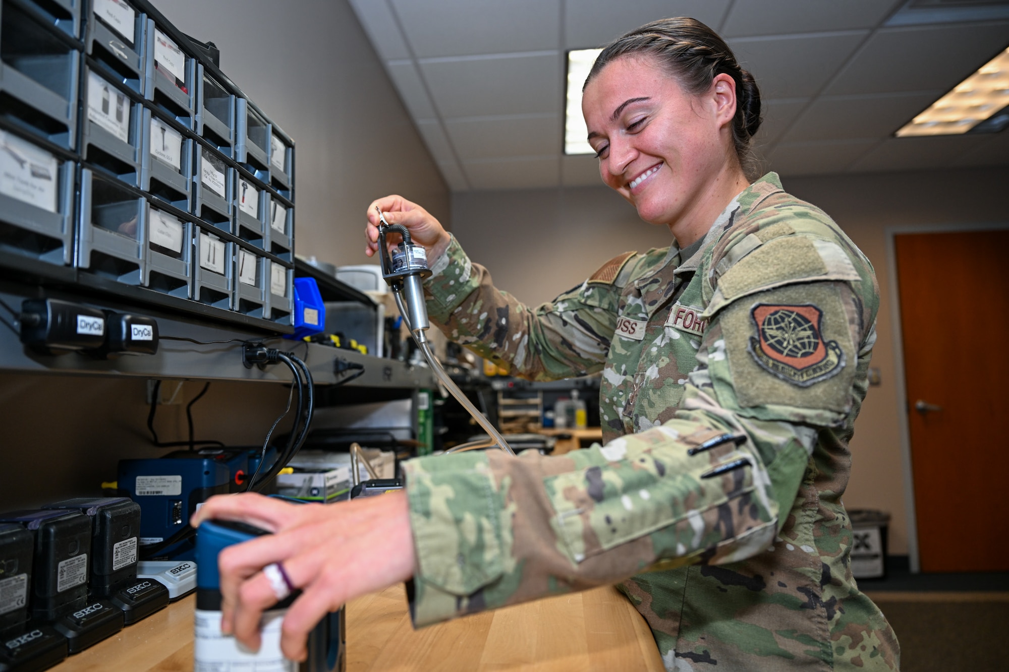 Service members serve