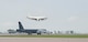 Secretary of the Air Force Troy Meink lands at Minot Air Force Base for an immersion June 29, 2026. The visit reinforced Minot AFB’s commitment to strengthening readiness, enhancing warfighting capabilities, and maintaining credible deterrence in support of national defense objectives. (U.S. Air Force photo by Senior Airman Wesley Davies)