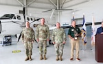 The West Virginia Army National Guard Fixed Wing Army Aviation Training Site receives the 2025 Lt. Gen. Allen M. Burdett Jr. Army Aviation Flight Safety Award during an award ceremony on June 29, 2026. The award, sponsored by the Order of Daedalians, is presented annually to the Army aviation training unit deemed to have the most effective aircraft accident prevention program. Photo by Maj. Cibeles Ramirez-Rodriguez.