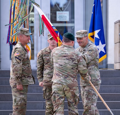 U.S. Army Europe and Africa honored its outgoing commander, Gen. Christopher Donahue, during a relinquishment of command ceremony July 2 on Clay Kaserne in Wiesbaden, Germany.

Donahue relinquished command of the organization to Maj. Gen. Christopher Norrie, deputy commanding general of USAREUR-AF, who will serve as the acting commander until a permanent successor is nominated by the President and confirmed by the U.S. Senate.
