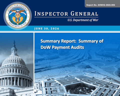 Summary Report: Summary of DoW Payment Audits (Report No. DOWIG‑2026‑093)