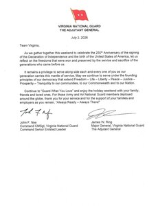 2026 TAG Independence Day Message