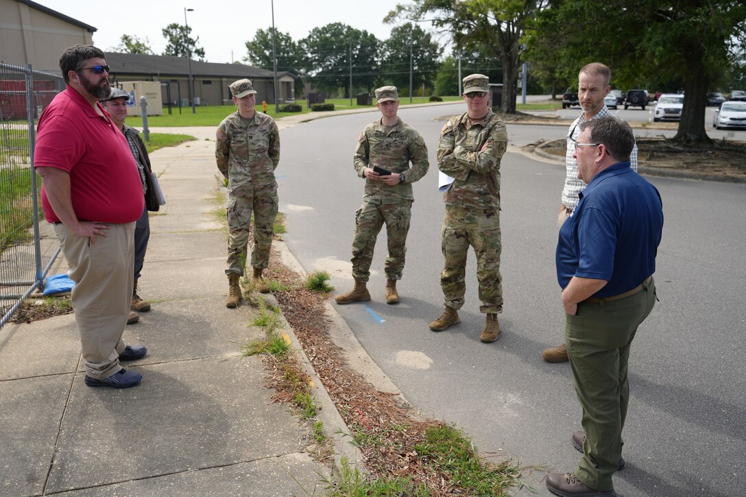 Military and Civilians personnel briefed on Barracks project