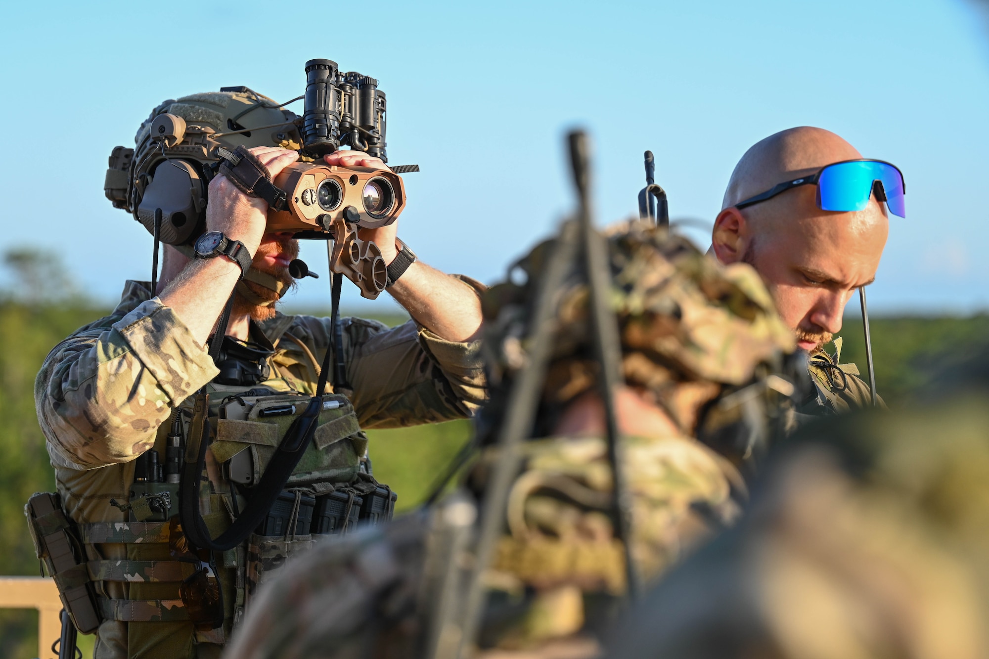 Air Commandos assigned to the 1st Special Operations Wing and Czech Republic special operations forces members participate in live-fire training on Eglin Range, Florida, June 11, 2026.