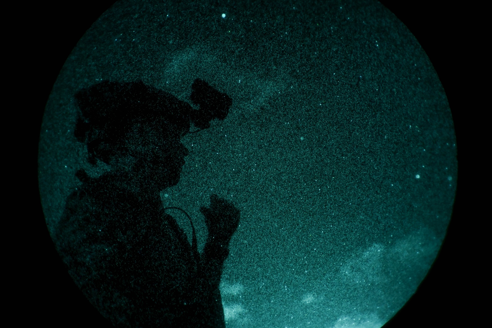 A Czech Republic special operations forces member uses a radio to communicate during Emerald Warrior Spiral on Eglin Range, Florida, June 11, 2026.