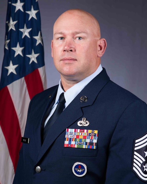 Chief Master Sgt. Ian Neske Official Photo.