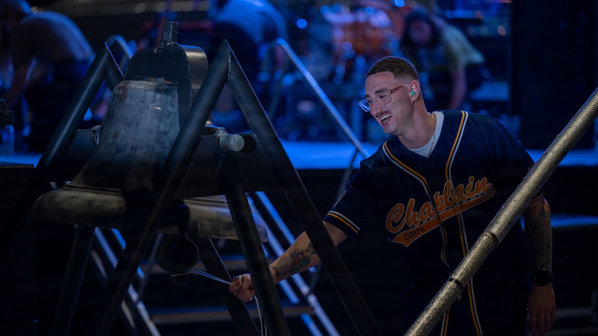 Team Osan celebrates Liberty Fest Freedom 250 celebration together.