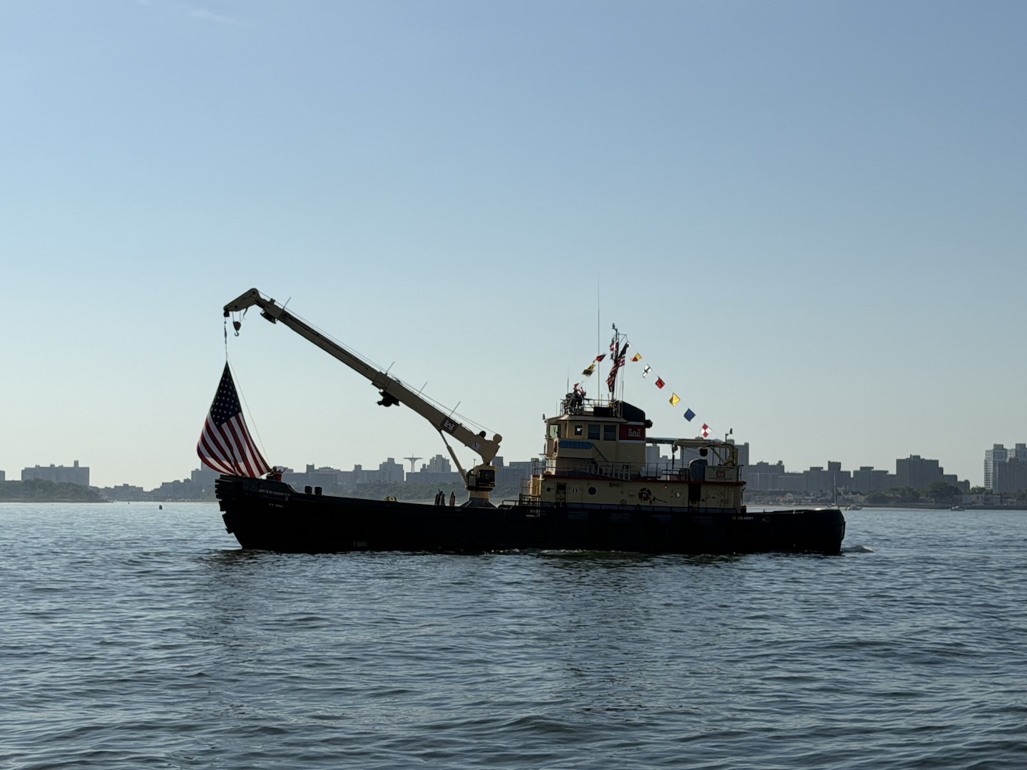 Before thousands of sailors manned the rails, before military aircraft thundered overhead, and before dozens of tall ships from around the world sailed past the Statue of Liberty, the HAYWARD and its crew were already hard at work.
